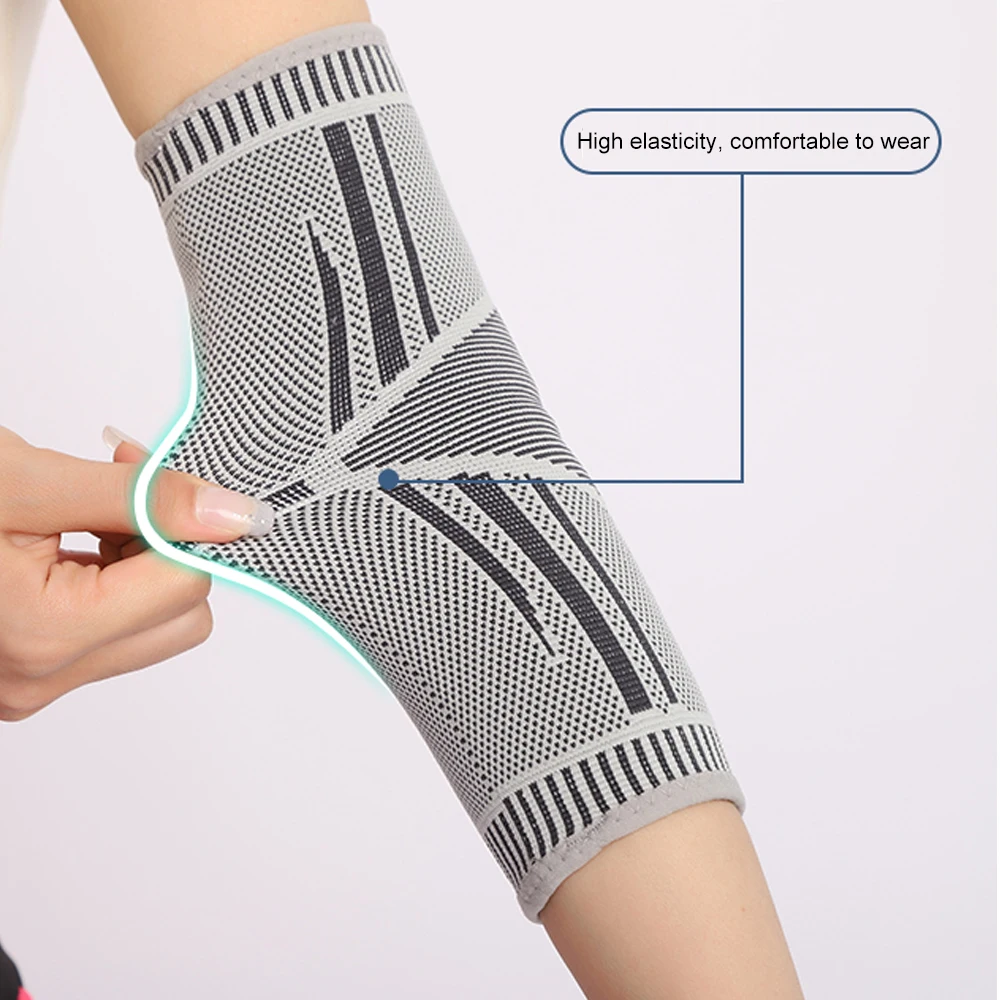1Pair Graphene Elbow Brace Compression Sleeve for Women Men-Elastic Support Tendonitis Tennis Golfers Elbow Arthritis Bursitis