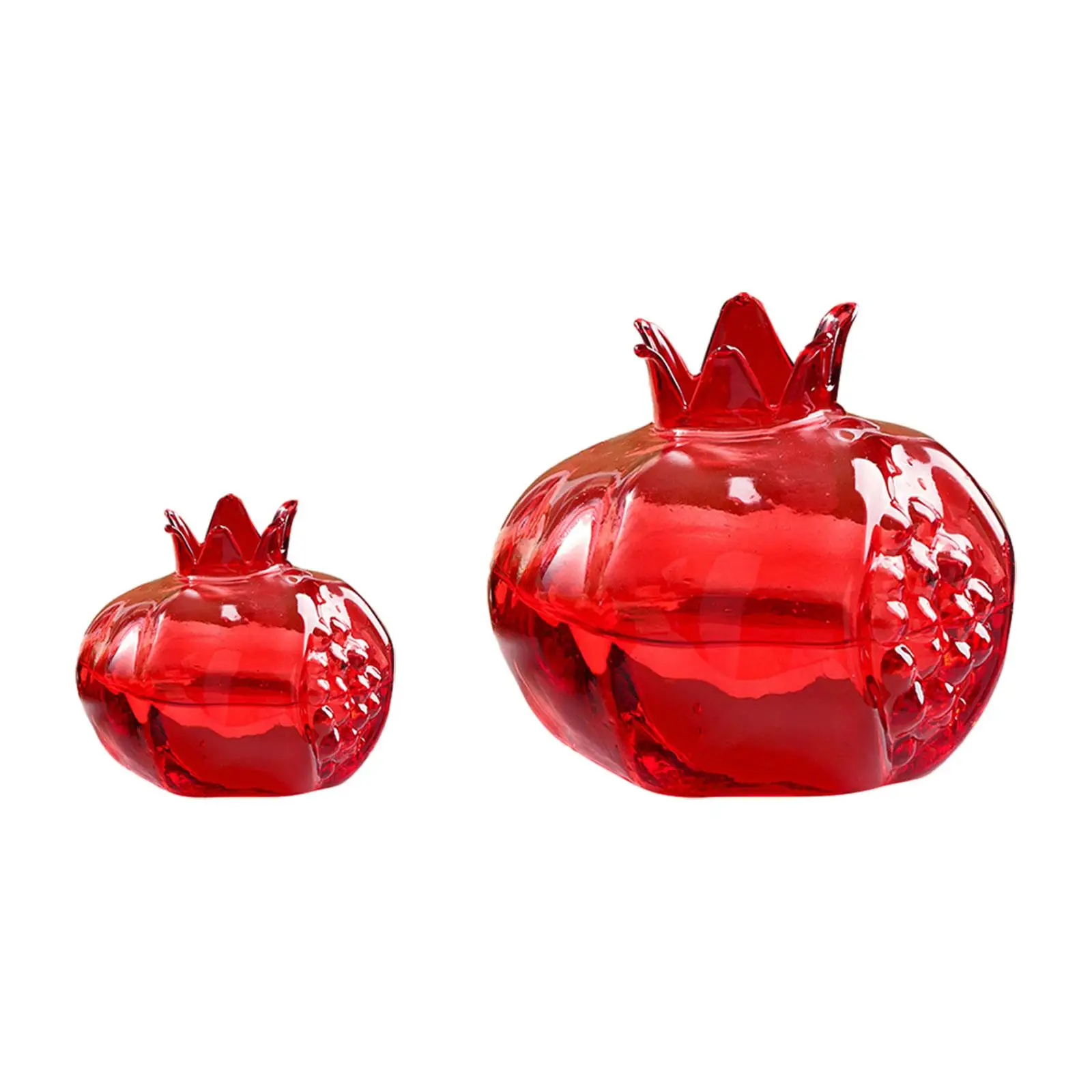 

Glass Flower Vase Home Pomegranate Shaped Vase Hydroponic Plant Pot for Bunch Dinner Table Spring Festival Bookshelf Living Room