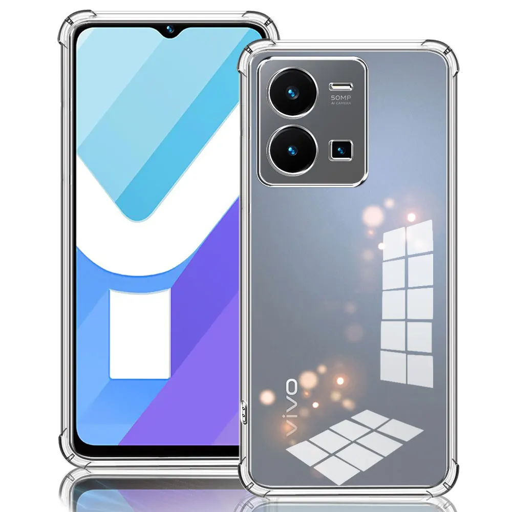Shockproof Clear Soft Silicone Phone Case with Protective Bumper Cover