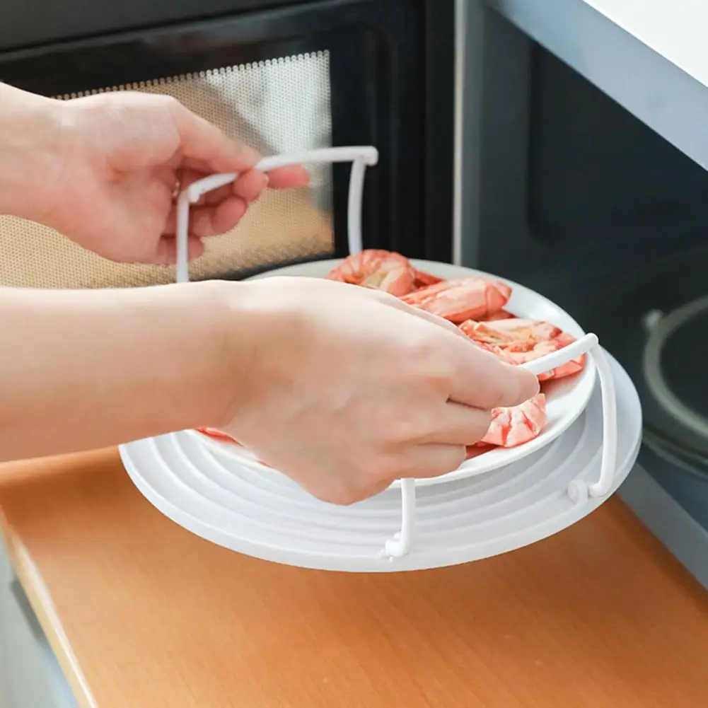 Steam Holder Microwave Tray Multi-layer Stacked Anti-deformed Easy to Clean Cooking PP Foldable Design Home Supplies 4
