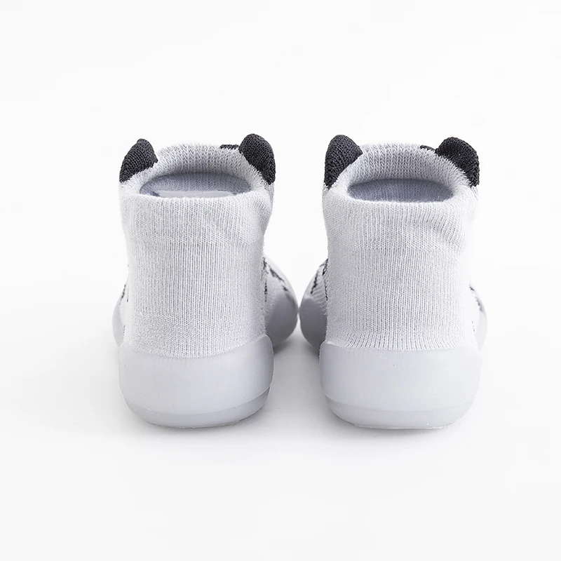 New Autumn Winter Toddler Baby First Shoes 6M-3Y Children's Indoor Anti-Slip Cartoon Socks Shoes Rubber Sole Cotton Pre Walkers 5