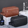 Toiletry Bag for Men PU Leather Travel Wash Organizer Dopp Kit Water-resistant Shaving Bag for Toiletries Accessories 1