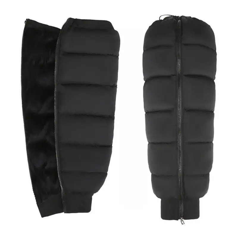 Motorcycle Knee Pads Winter Warmer Pants Leg Cover Windproof Leg Gaiter Sleeve For Motorcycles Camping Hiking Cycling Leg Covers
