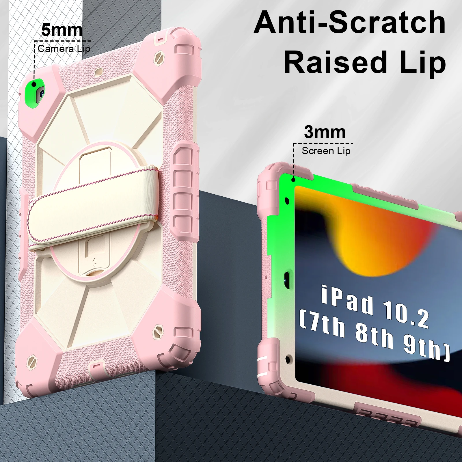 Heavy Duty Protective Armor Case For Ipad 7th 8th 9th Generation_voghion.com