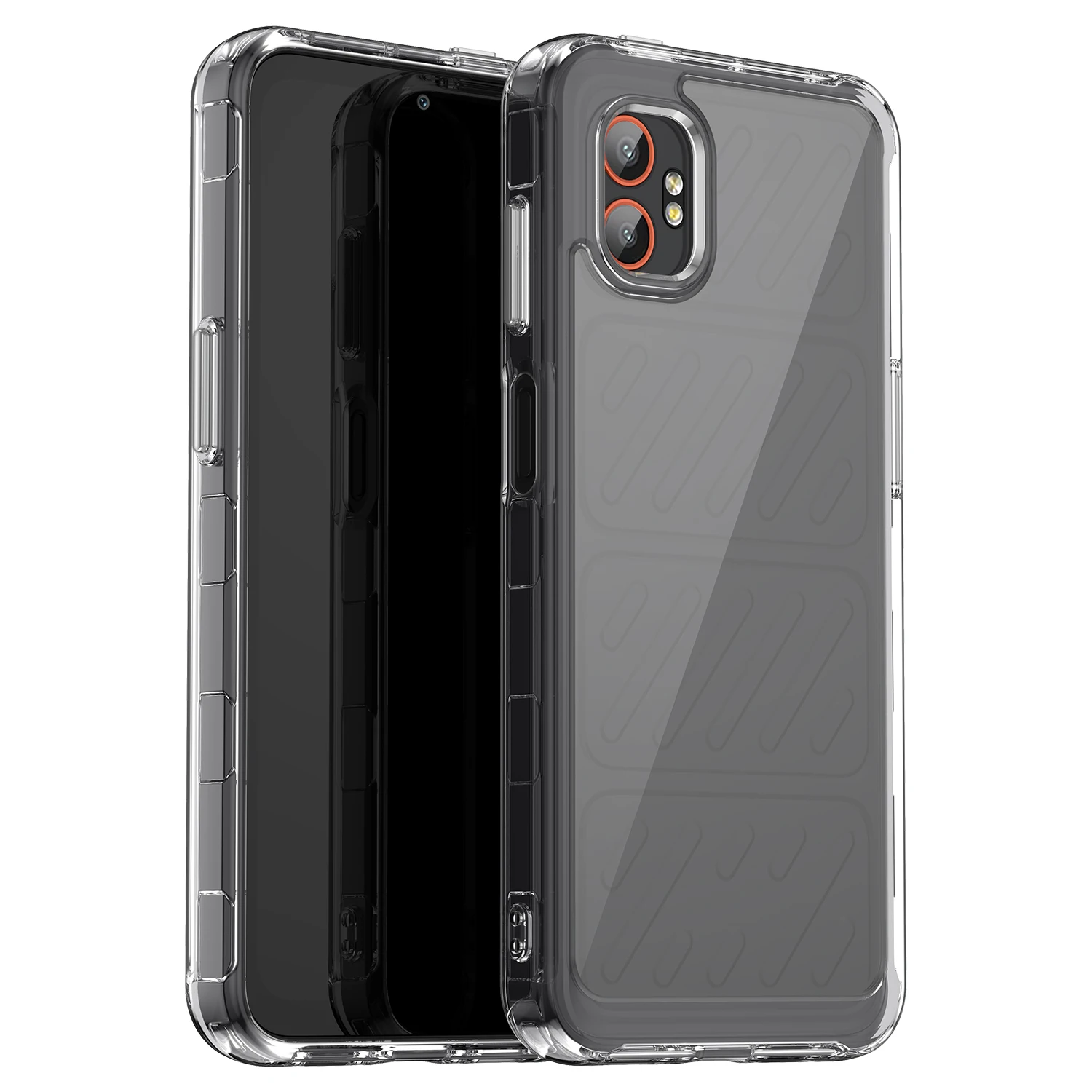 Colorful Soft Edge Silicone Transparent Shockproof Bumper Case