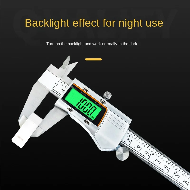 Backlit Stainless steel electronic digital caliper - 0-6 inch digital ...