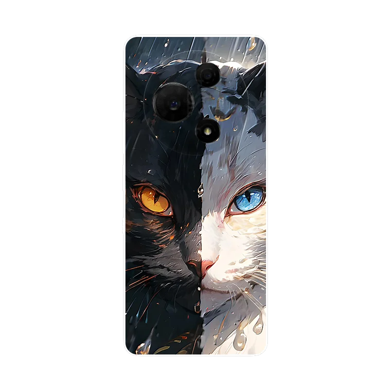 Lovely Cat Soft Silicone Shockproof Bumper Case - Universal Fit