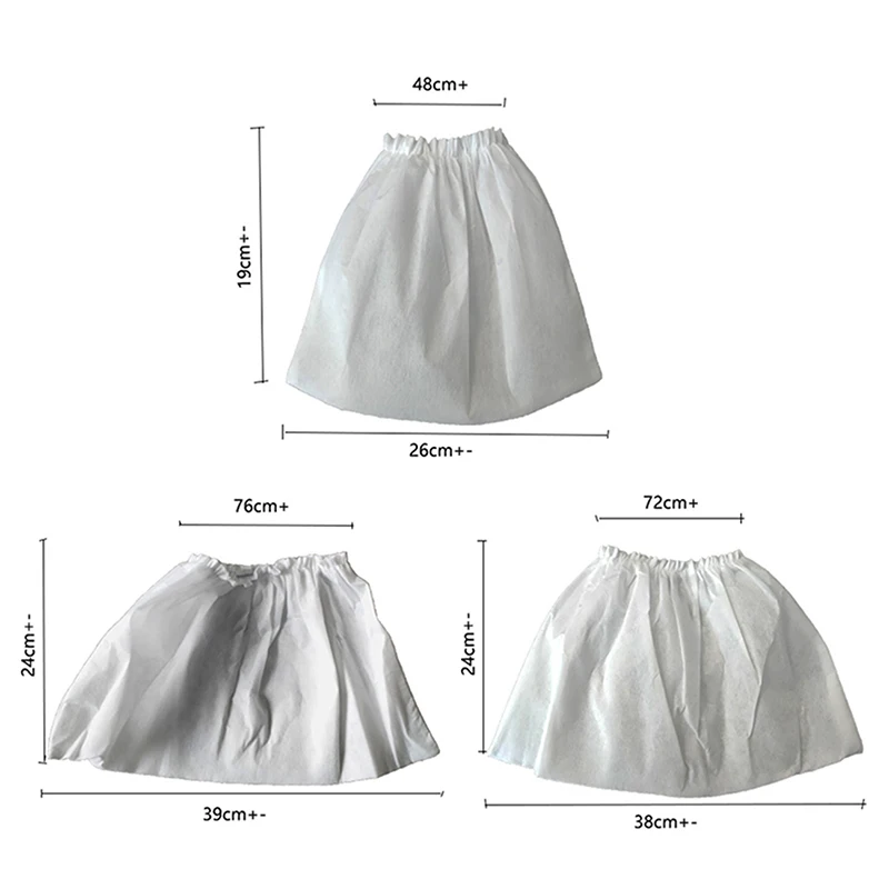 3Pcs 네일 먼지 수집 가방 진공 청소기 네일 먼지 흡입 가방 교체 가방 매니큐어 먼지 네일 장비 도구