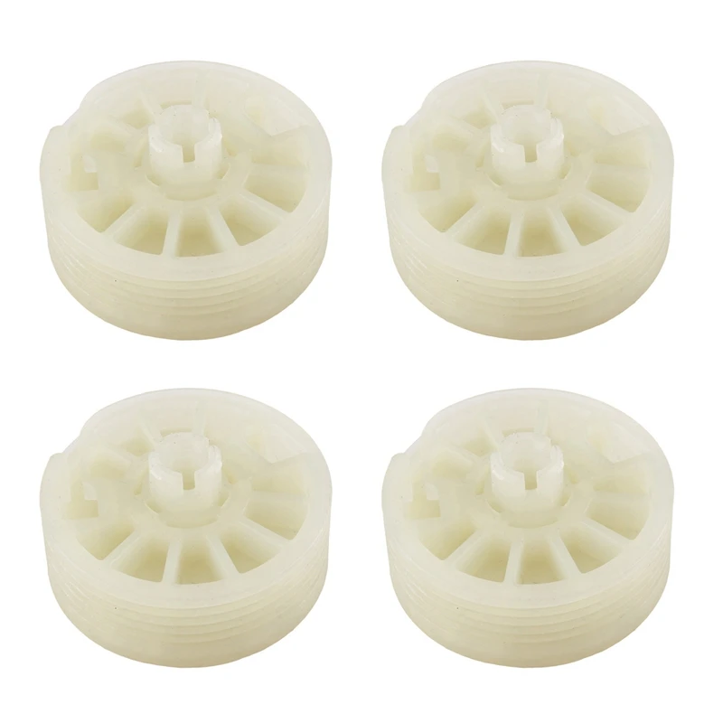 Window Regulator Gear Drum Spool 4X 82483-D3000FFF For Hyundai Tucson Kia Sportage QL Optima-Repair Gear Beige window regulator gear