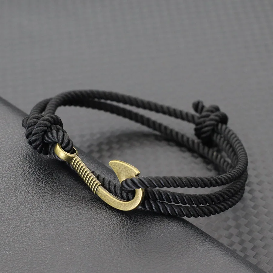 Handmade Adjustable Beach Nautical Surfing Fishing Bracelet