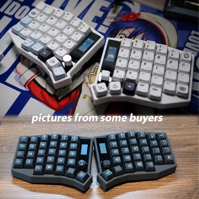 Sofle Split Keyboard Kit Dual Mode Wired Bluetooth Wireless