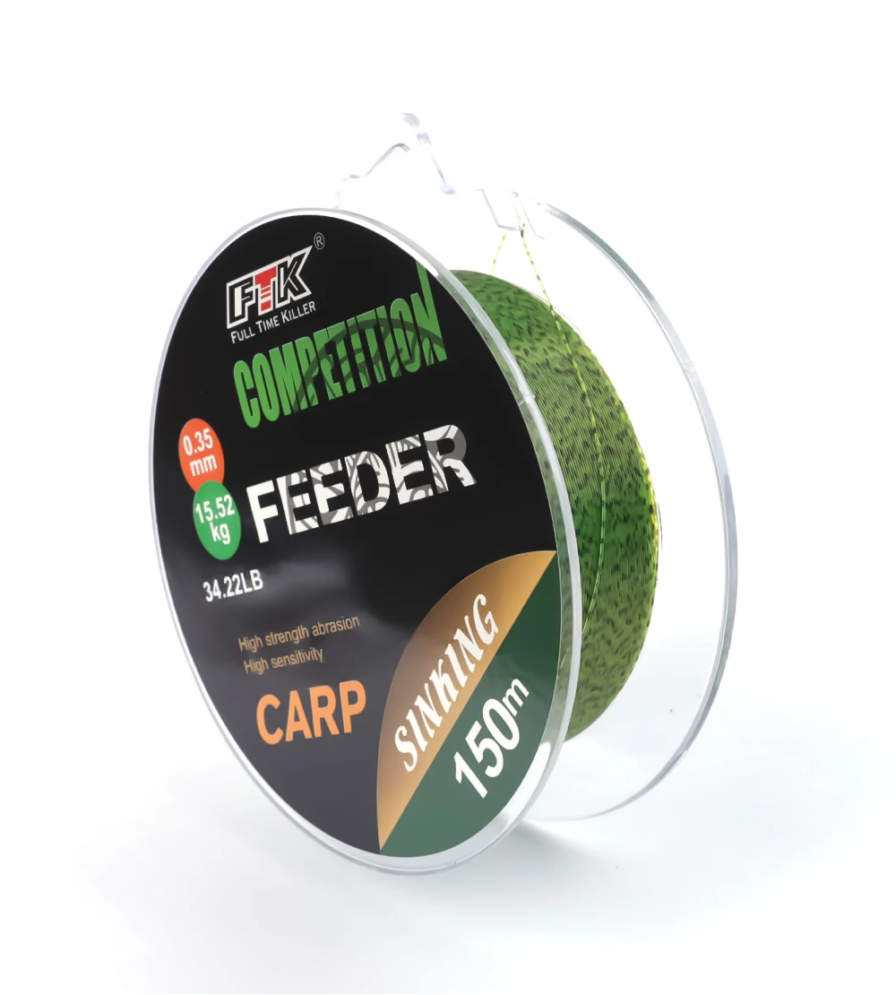 FTK 3D Unsichtbare Karpfen 150 m/300 m Angelschnur Nylon Super Starke Monofilament Fluorkohlenstoff Zug Spot Linie für Pesca – Detail 9