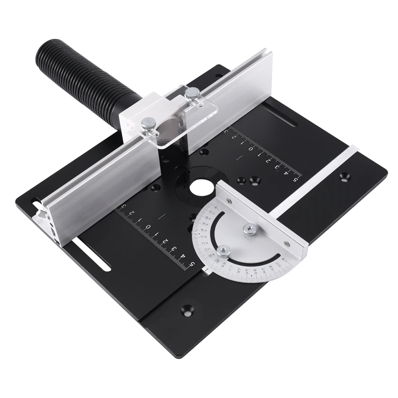 

Multifunctional Aluminium Router Table Insert Plate Accessory Part For Working Benche Router Plate