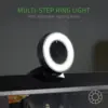 Razer Kiyo Streaming Webcam: Full HD 1080p 30 FPS  Ring Light w/Adjustable Brightness - Built-in Microphone Autofocus 3
