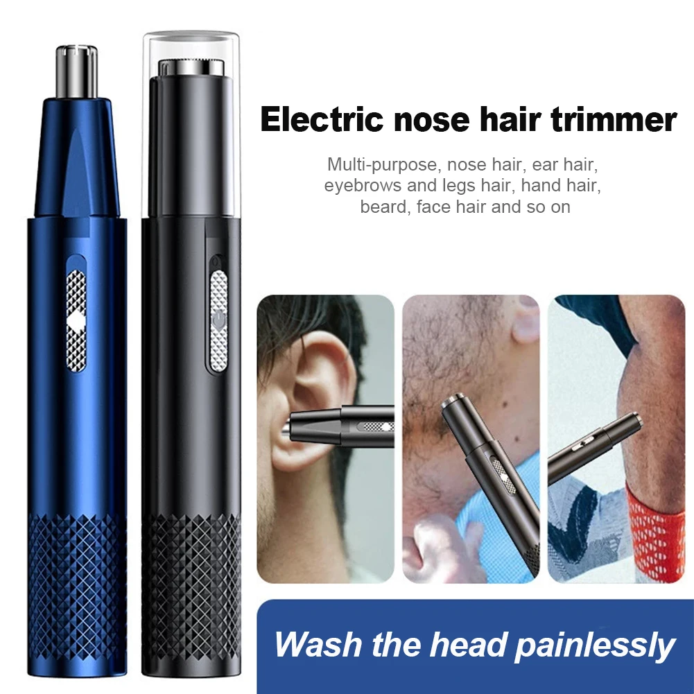 Electric Nose Hair Trimmer Men Women Ear Razor Removal Shaving Tool Face Care Rechargeable