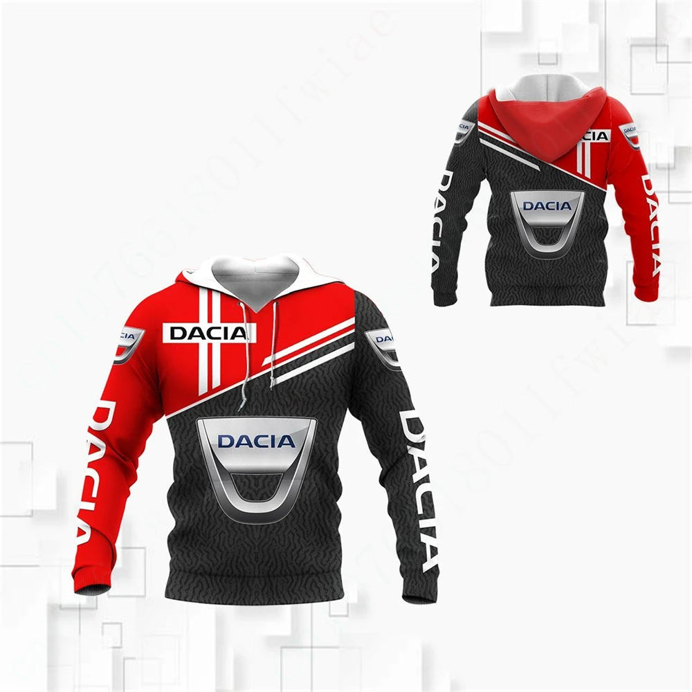 

Dacia Casual Hoodies For Men Women Harajuku 3D Printing Sweatshirt Top Anime Zip Hoodies Unisex Clothing Essentials Pullover