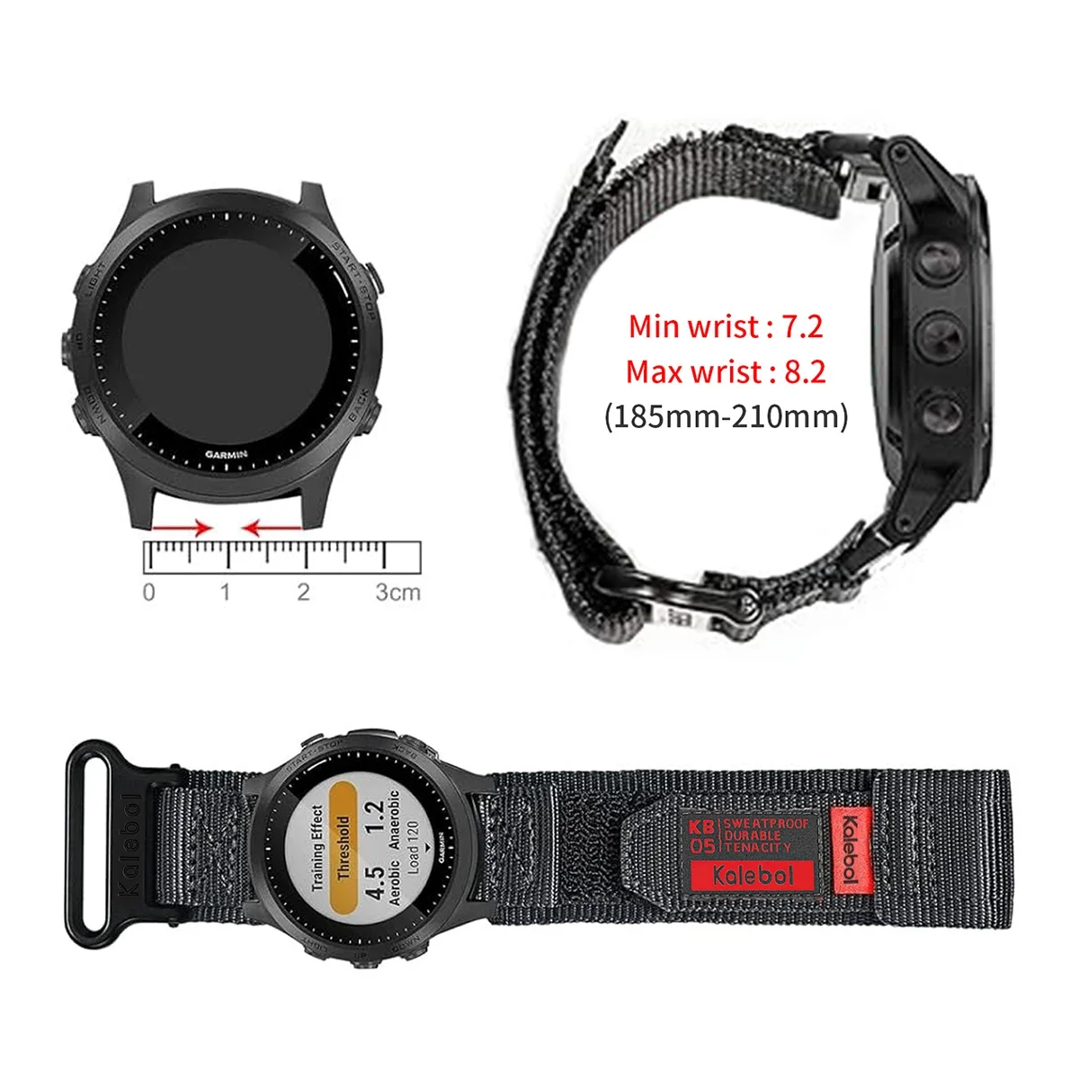Premium Nylon Loop Strap - Replaceable Wristband Belt