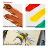 Fantastory 28 Classic Colors Acrylic Paint Set, Professional Craft Paint With 12 Brushes, Suitable for Wood/ Stons/ Model/ Rock 4