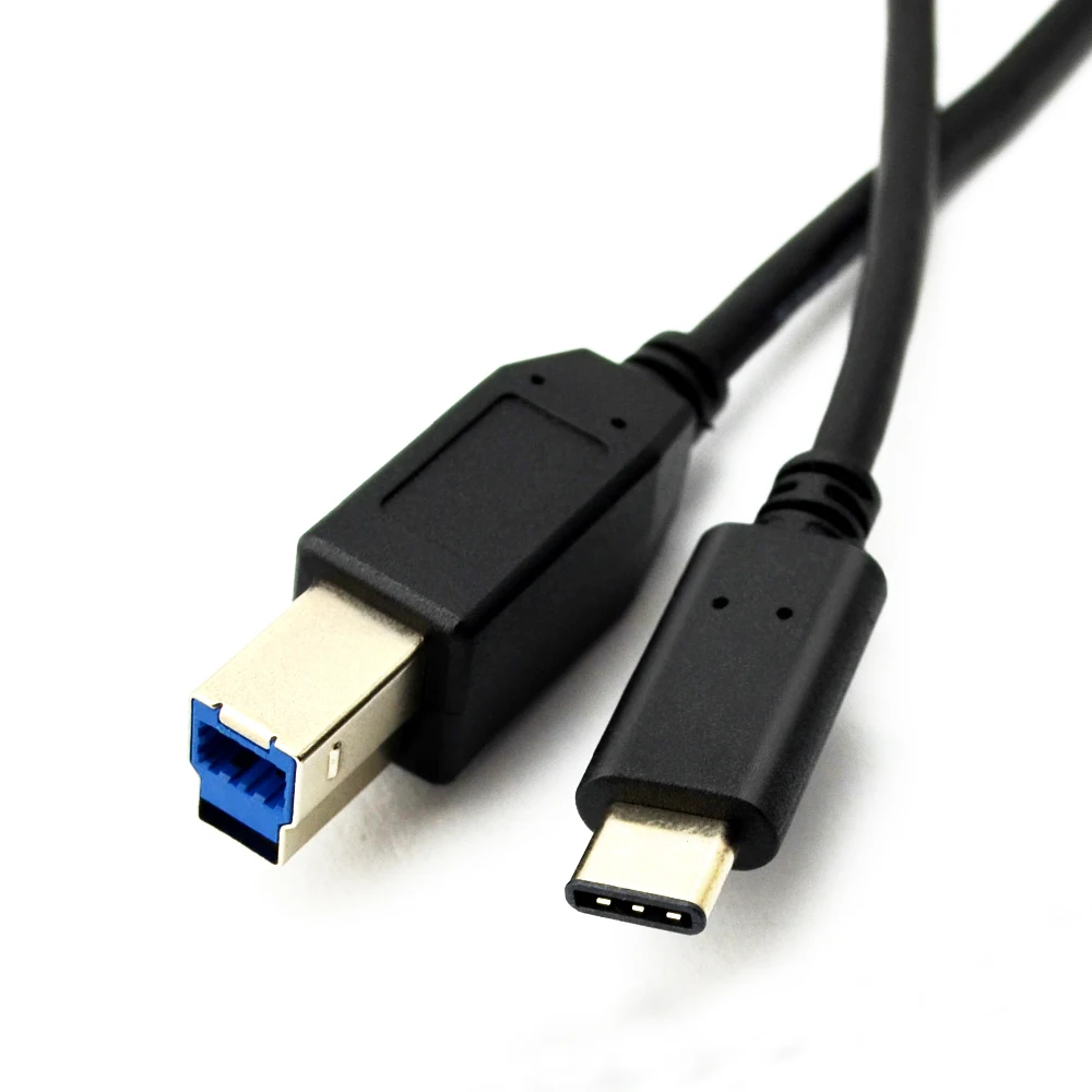 USB C Druckerkabel USB 3.0 Premium Druckerkabel USB A Auf USB B Druckerkabel Für Samsung HP Canon E 1m USB-C Auf USB-B Kabel Für HP Canon Dell Drucker Scanner