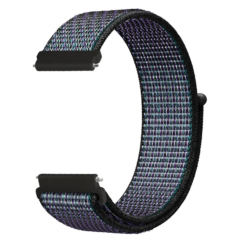 Versatile 20mm 22mm Sport Nylon Loop Watch Strap Bracelet