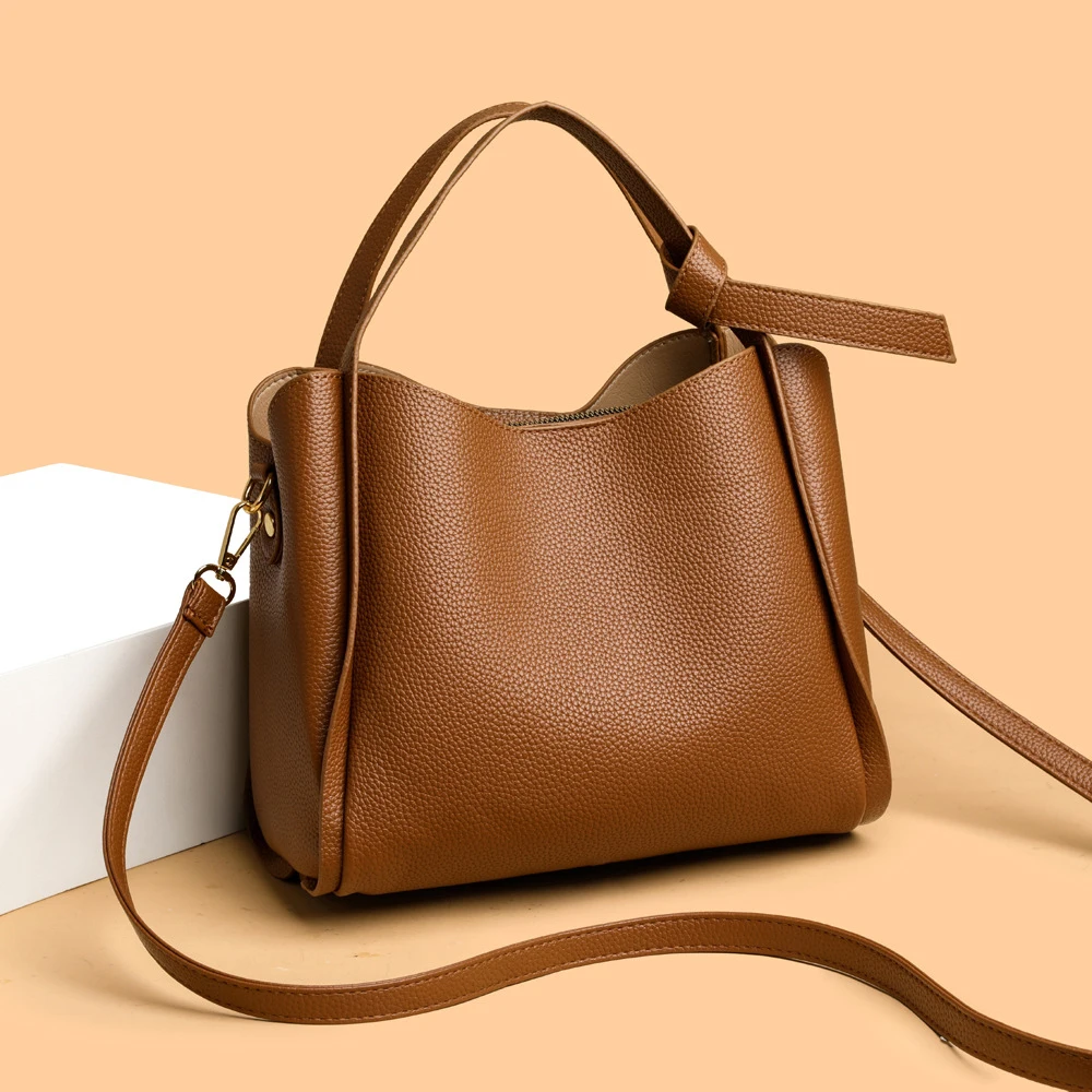 Customized Name Women's Handbag, Shoulder Bag, Crossbody Bag, Stylish and Versatile Bucket Shoulder Bag
