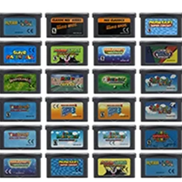 GBA Game Cartridge 32 Bit Video Game Console Card Mario Series Super Mario  Advance Super Mario Bros Mario Kart for GBA/SP/DS - AliExpress
