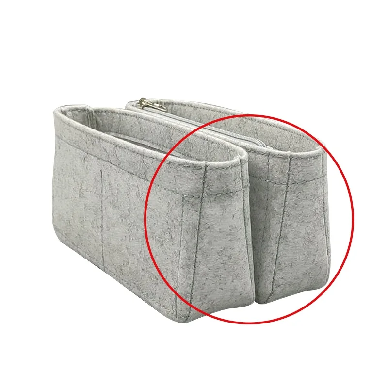 Felt Cloth Fits For Diane Insert Bag Organizer Makeup Handbag Organizer Travel Inner Purse Portable Cosmetic Bags