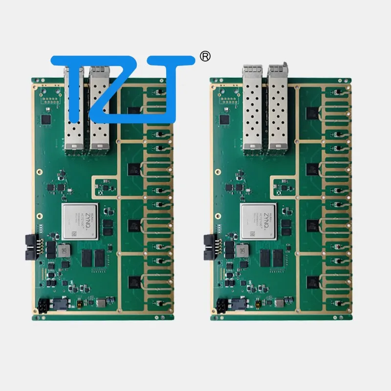 TZT 2PCS HAMGEEK F440 70MHZ-6GHZ SDR 개발 보드(ZYNQ7Z100 8TX 8RX 채널 1GB DDR3 및 4 AD9361 포함)