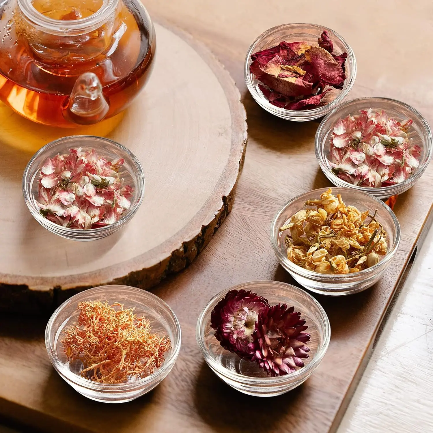 1.5oz Mini Glass Prep and Serving Bowls for Cooking, Snacks, and Desserts