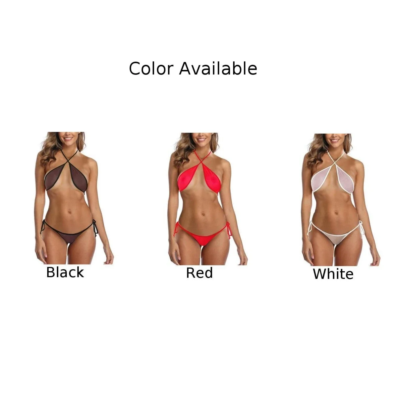 Womens Sleepwear Sexy Women's Lingerie Set with Sheer Mesh Bra and G string Thongs Perfect for Special Occasions