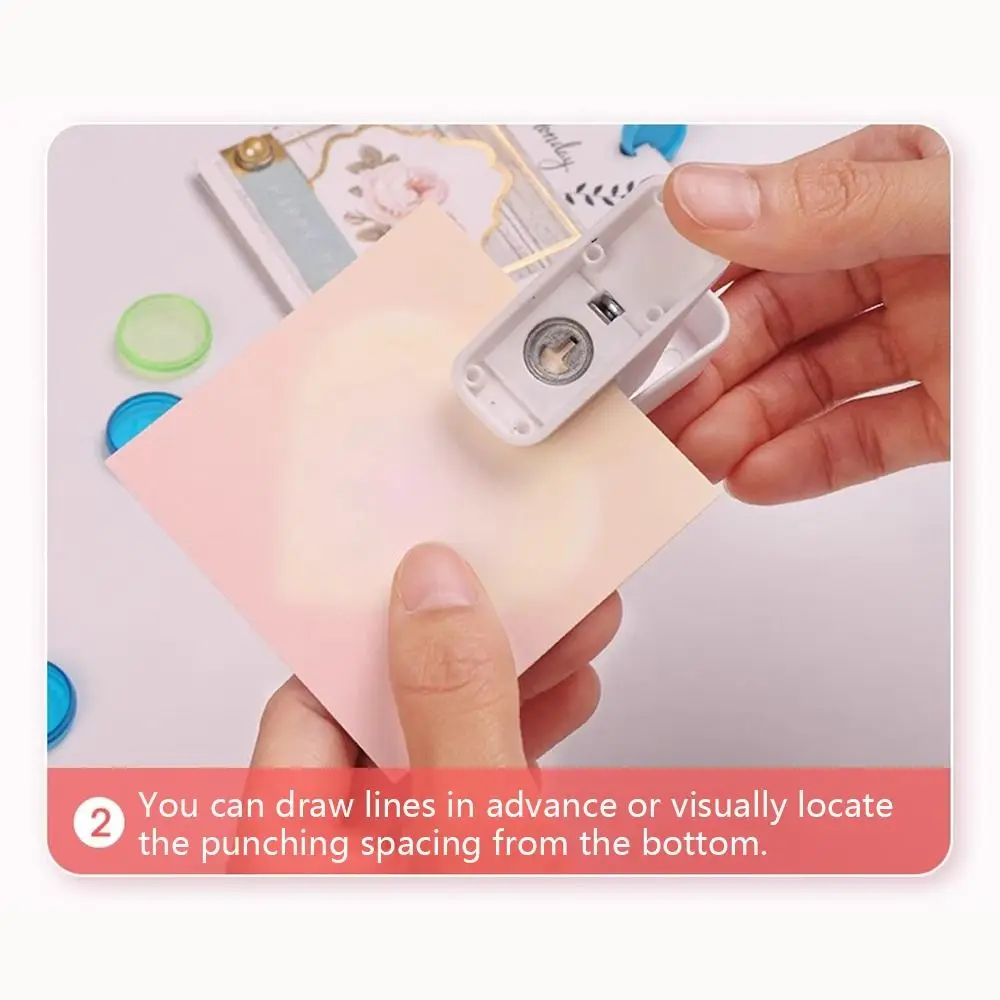 단일 구멍 버섯 구멍 펀처, 창의적인 스크랩북 DIY 디스크 링 바인딩 커터, 수제 T 타입 종이 펀처 문구