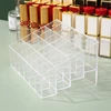 24 Grids Clear Acrylic Lipstick Box Makeup Organizer Storage Box Make Up Brush Organizer Display Holder Cosmetic Organizer Box 3