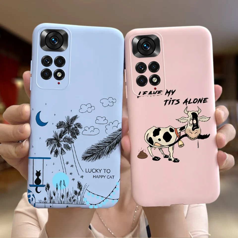 Custodie Moda Per Xiaomi Redmi Note 11 4G Versione Globale Custodia Redmi Note 11 Pro 4G 5G Note 11S Custodia Antiurto Silicone Morbido