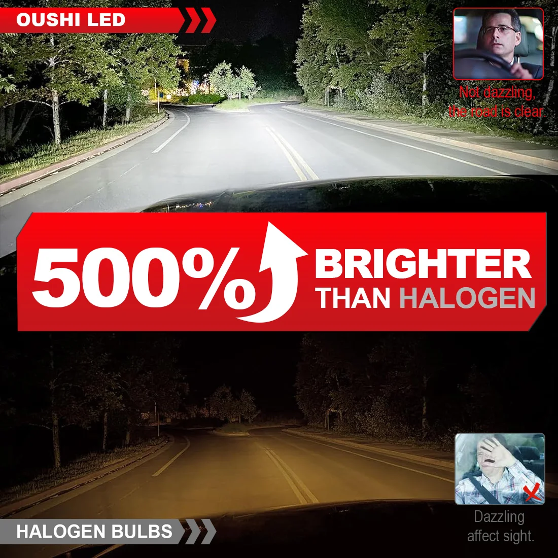 881 LED 자동차 헤드라이트 전구, 캔버스 안개등, 12V 선풍기 LED 주간 주행 자동차 운전 램프, 기아 씨드 2006 2012, H27, 2 개