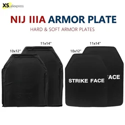 NIJ IIIA 3A Hard & Soft Armor Plates 10x12&11x14 Ballistic Vest Bulletproof Backpack Ballistic Big Plates 25x30cm,28x34cm