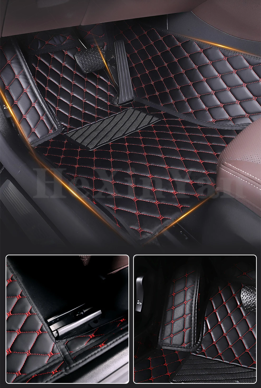 Car Floor Mat for BMW 3 series M3 all model year E36 E30 E46 E90 E91 E92 E93 F30 F31 F80 F34 F35 G20 G28 G80