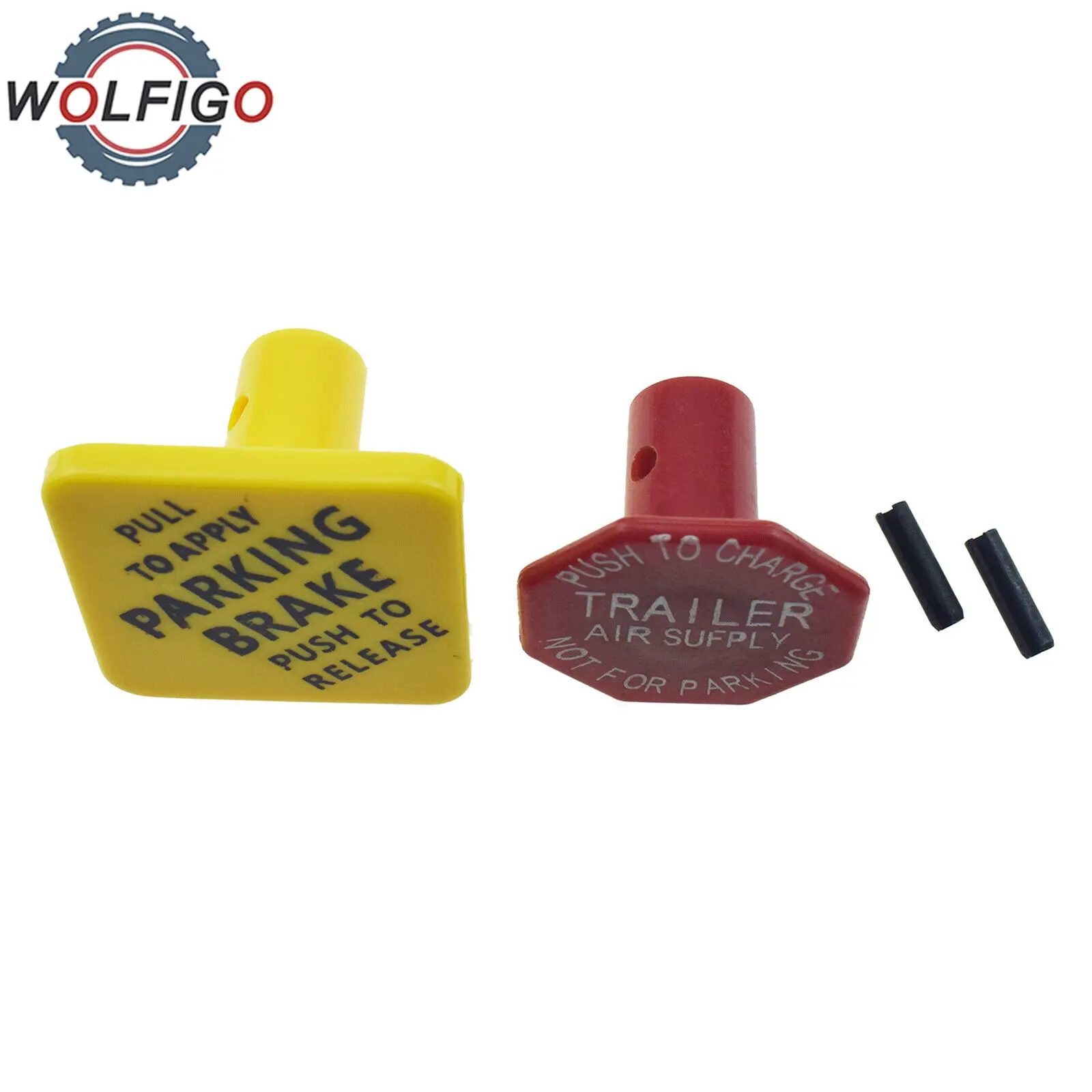 Universal Parking Brake Valve Push Pull & Trailer Air Supply Knob 248433 290655 25MY32P12 KN20901 KN20900 KN20903