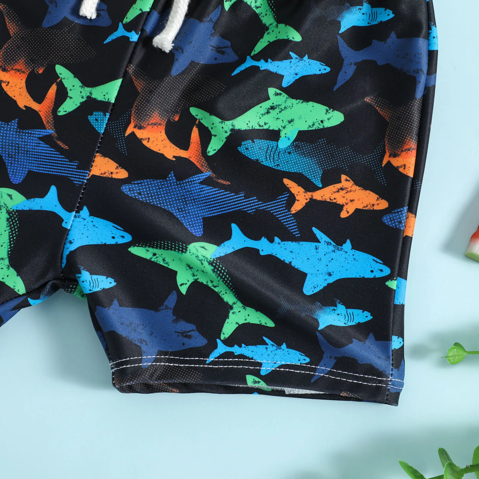 Boys Bathing Top Toddler Kids Infant Summer Print Shorts Beach Swimwear Swimming Trunks Swimsuit Set