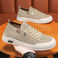 ​Men's Casual Sneakers Cheap Summer Breathable Canvas Lightweight Free Shipping Shoes​