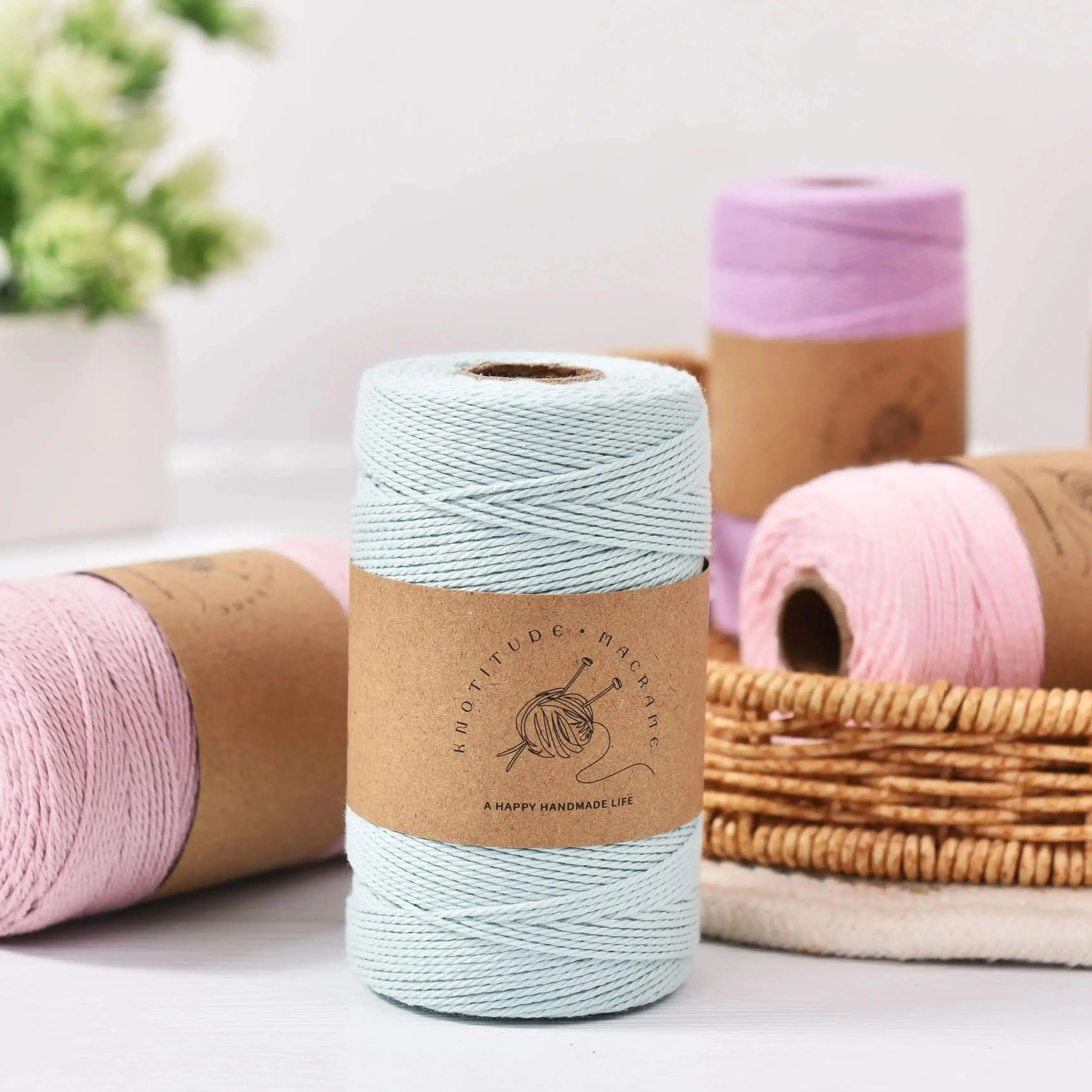 100% Cotton Hand knitting yarn 1mm x 120meters  Hand Crochet yarn Bag crochet yarn 100% high quality cotton 2