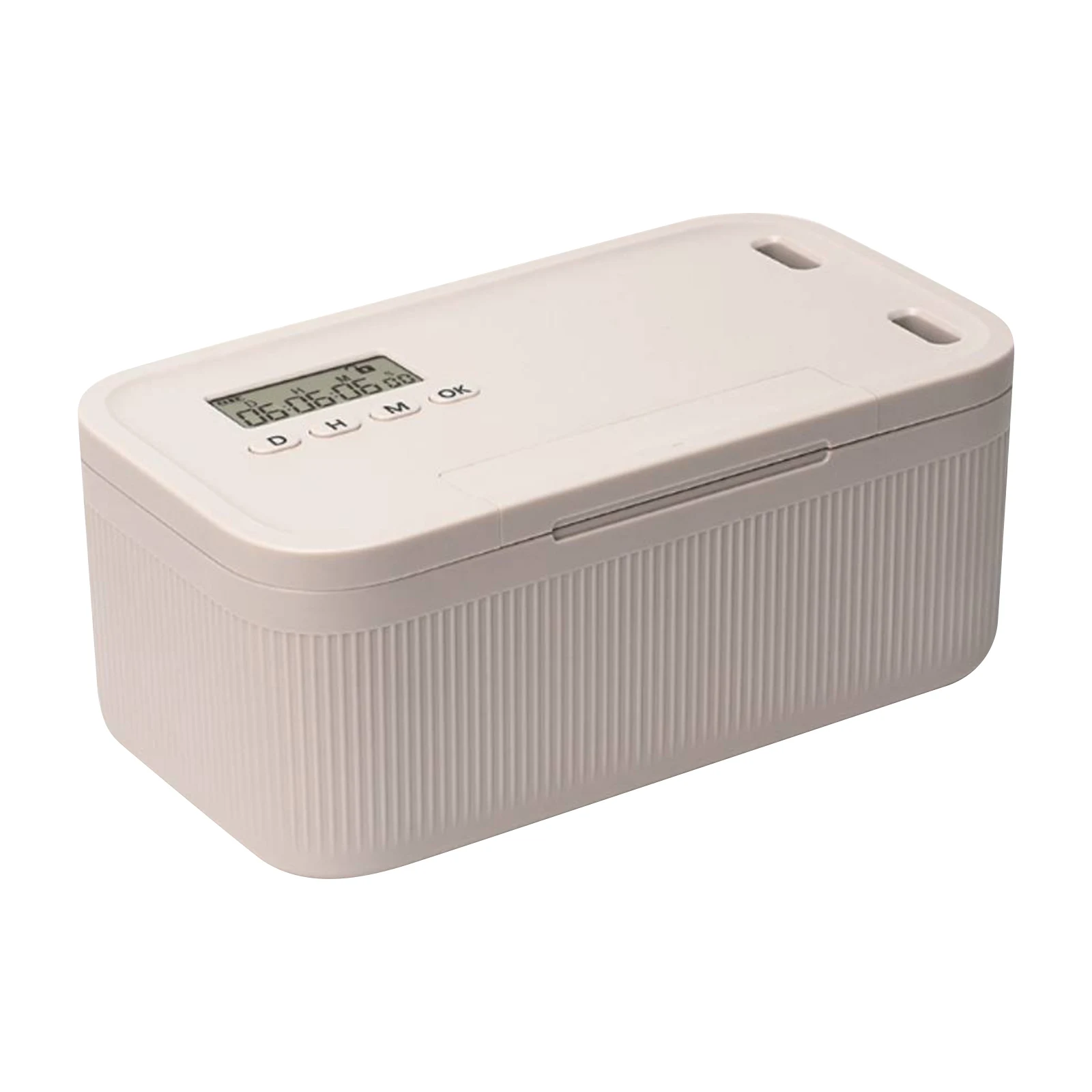 2.8L タイマーロックボックス 電子多目的ロック可能な収納ボックス コンビネーションロックとデジタルタイマー付き 安全な収納オーガナイザー