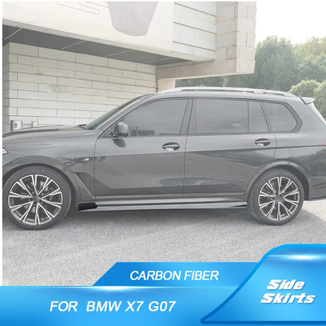 Real Carbon Fiber Car Side Skirts Extension Lip Panel Fit for BMW X7 G07 M-SPORT  2019-2023 Carbon Wide Body Kits - AliExpress