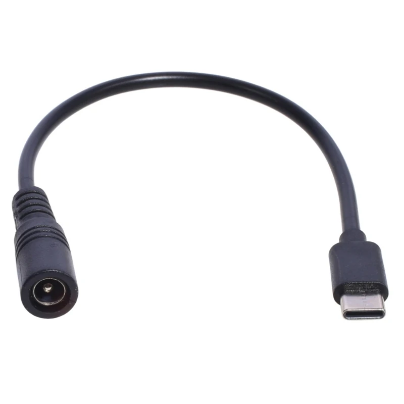 Adattatore Connettore DC Da USB Tipo C Femmina A 5.5x2.1mm Maschio
