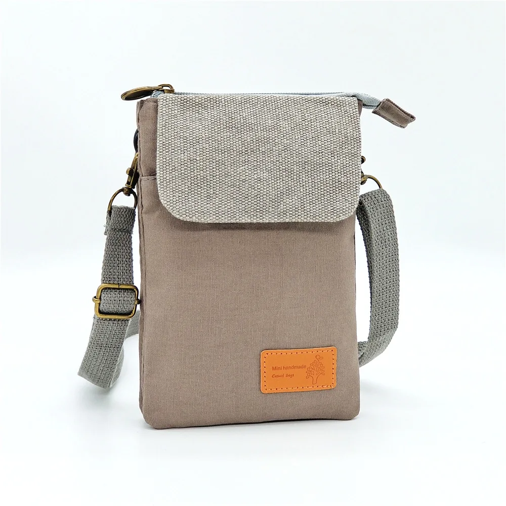 Borsa A Tracolla Da Donna In Tela Di Cotone Marche 2023 Mini Borsa Da Donna Borsa Da Donna Piccola Borsa Per Telefono Per Ragazze