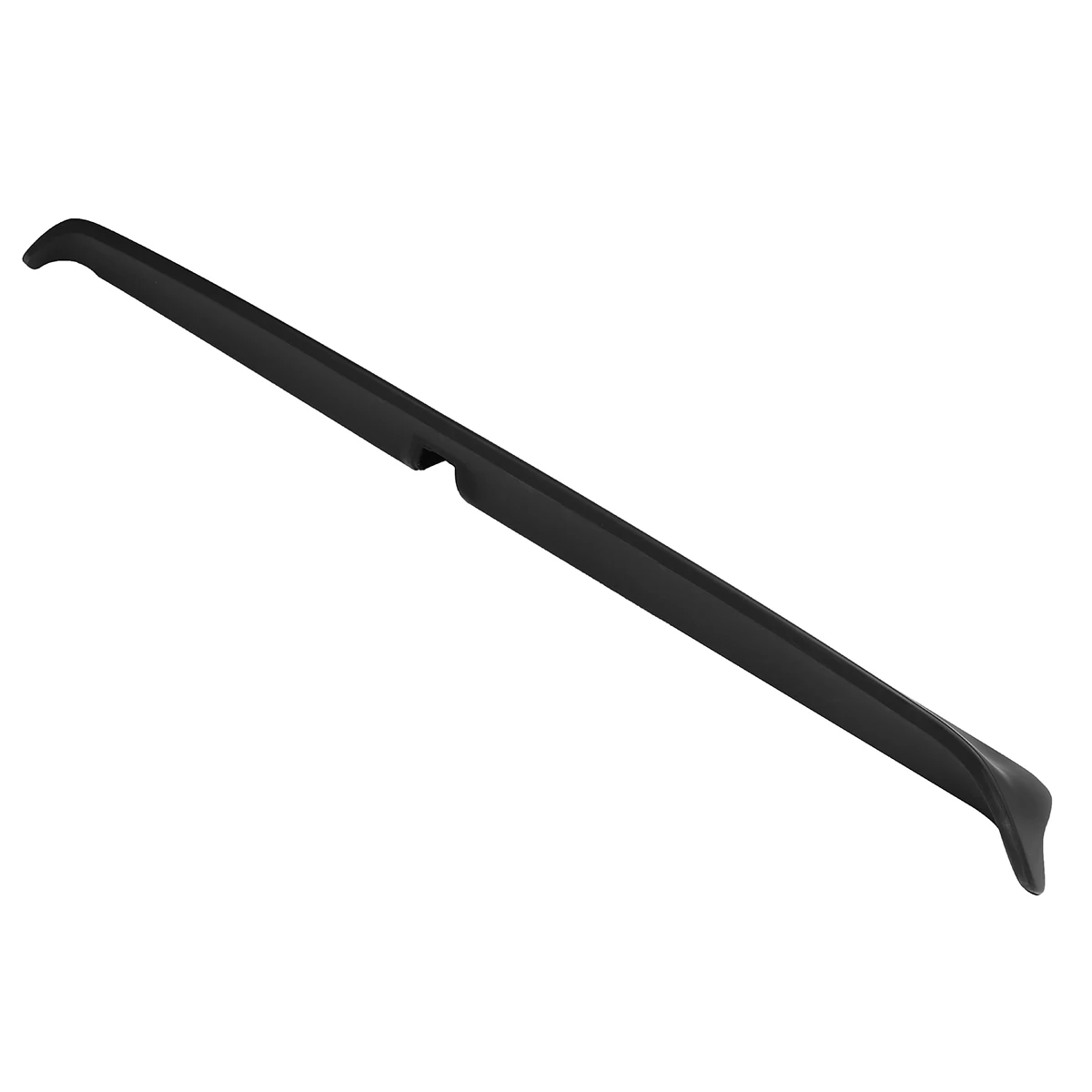 Matte Black ABS Plastic Rear Trunk Spoiler Lid Extension Wing