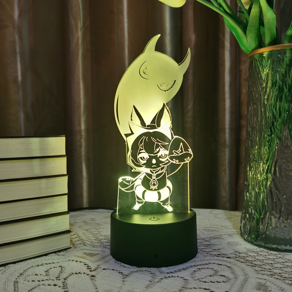 

Anime Manga Game LOL Lamp League Of Legends The Gloomist Vex 3D Led Illusion Night Light For Kids Child Birthday Home Decor Gift