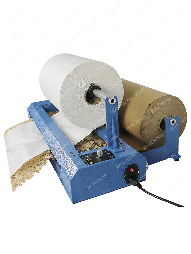 

Buffer Material Gift Packaging Paper Fillers Kraft Paper Roll Machine Grid Stretch