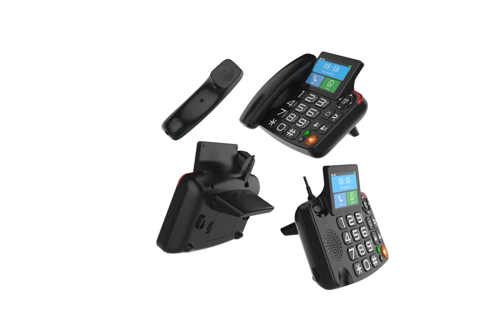 Android固定電話,タッチスクリーン,ビデオ通話,固定電話,オフィス,Wi