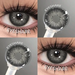 EYESHARE Vibrant Color Contact Lenses for Stunning Eye Transformation (PATTAYA - GRAY)