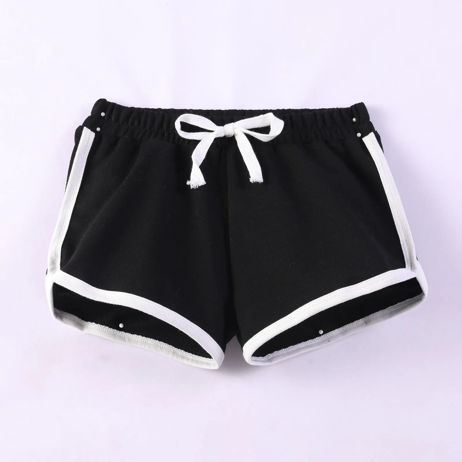 Korean Children'S Shorts Summer New Baby Cool Sports Pants Casual Solid Color Shorts Girls' Summer Children'S Clothing
